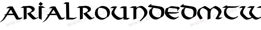 ArialRoundedMTW01 Bo字体转换